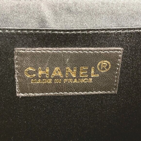 CHANEL CC CC Mark Chocolate Bar Bicolor Crossbody Bag Flap Pochette Shoulder Bag - Picture 14 of 16